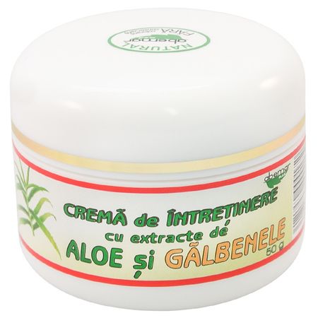 Crema Intretinere Aloe si Galbenele Abemar Med 50ml