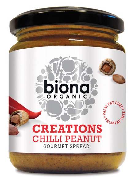 Crema Tartinabila cu Arahide si Chilli Bio 250 grame Biona