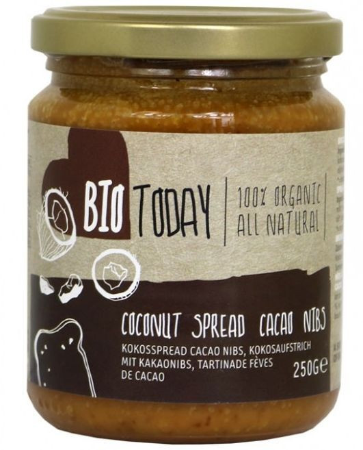 Crema Tartinabila de Cocos cu Cacao Bio 250 grame Bio Today