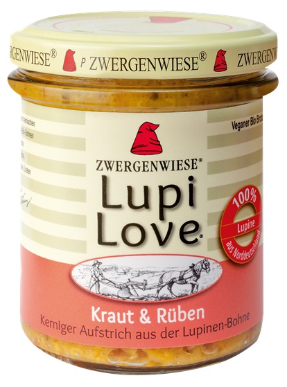 Crema Tartinabila din Lupin cu Varza si Sfecla Fara Gluten Bio 165gr Zwergenwiese