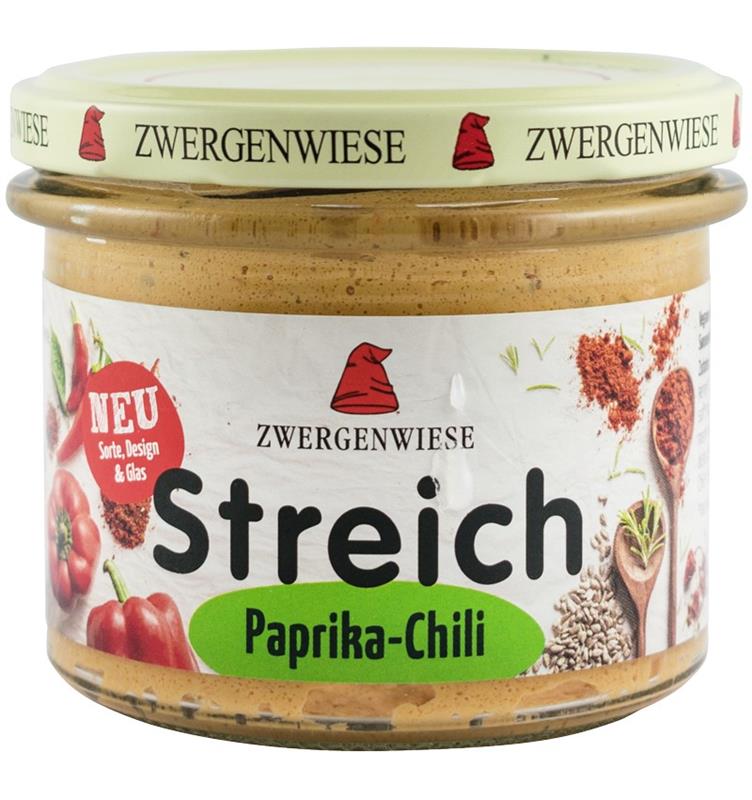 Crema Tartinabila Vegetala cu Paprika si Chili Bio 180 grame Zwergenwiese