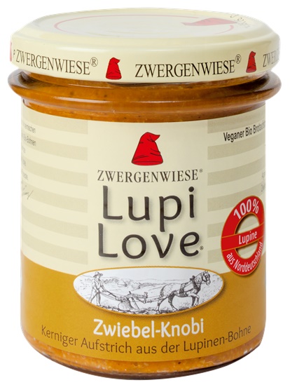 Crema Tratinabila din Lupin cu Ceapa si Usturoi Fara Gluten Bio Lupi Love 165gr Zwergenwiese