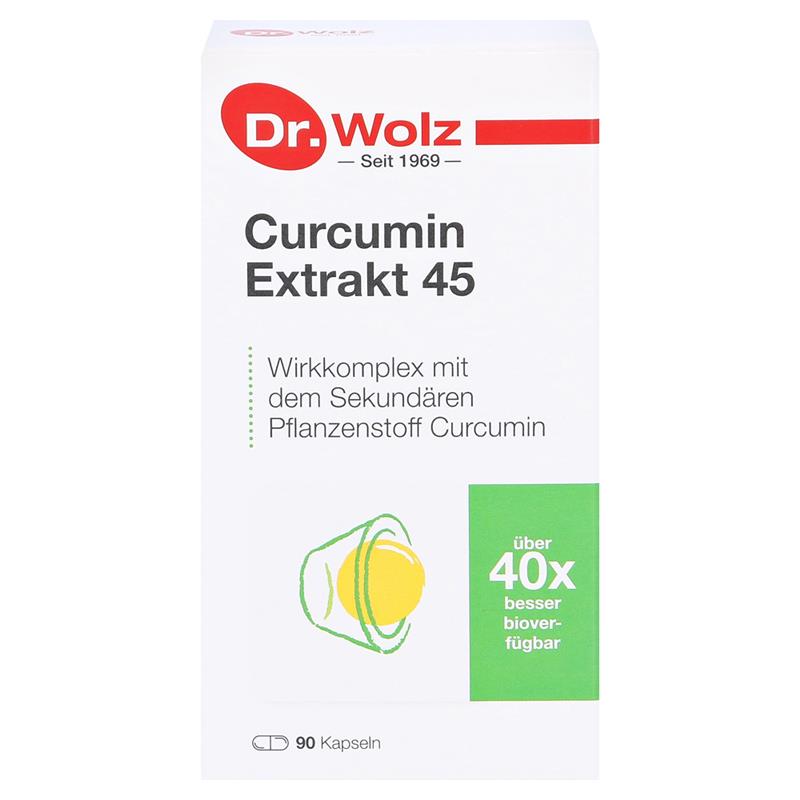 Curcumin Extrakt 45 90 capsule Dr.Wolz