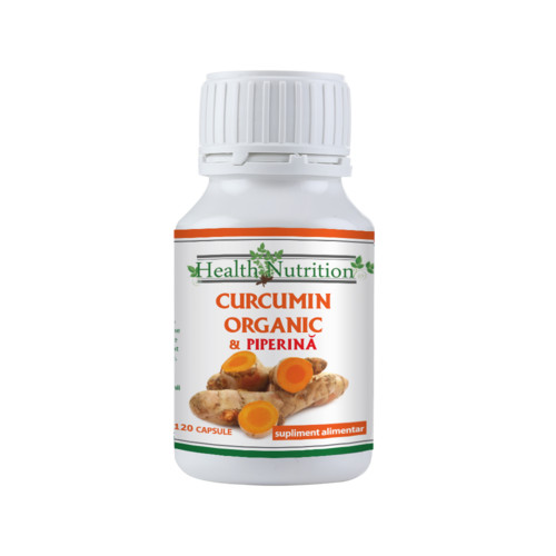 Curcumin Organic + Piperina 120 capsule Health Nutrition