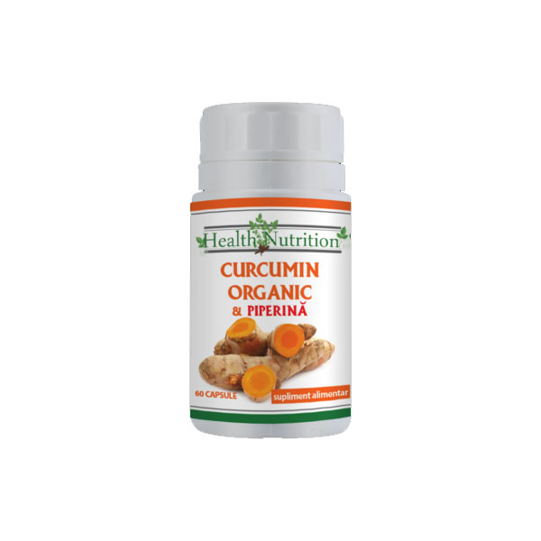 Curcumin Organic + Piperina 60 capsule Health Nutrition