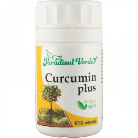 Curcumin Plus 60cps Paradisul Verde
