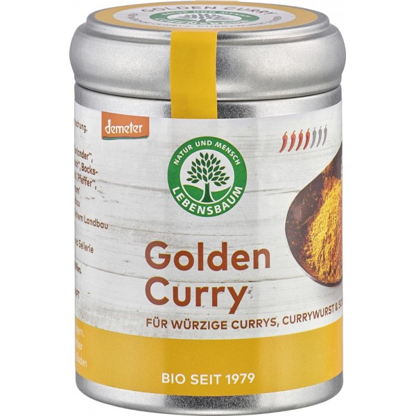 Curry Auriu pentru Orez, Legume si Carne Bio 55gr Lebensbaum