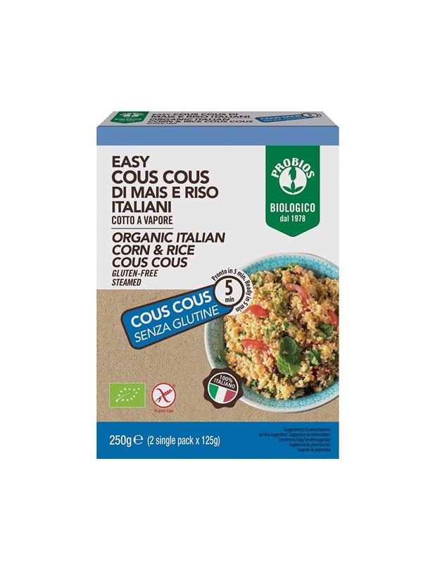 Cuscus din Porumb si Orez Fara Gluten Bio 250 grame Probios