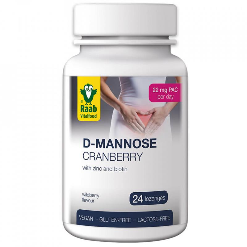 D-Mannose si Merisor 2200 miligrame 24 tablete Vegane Raab