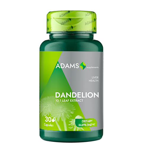 Dandelion - Papadie Extract 370 miligrame 30 capsule Adams Vision