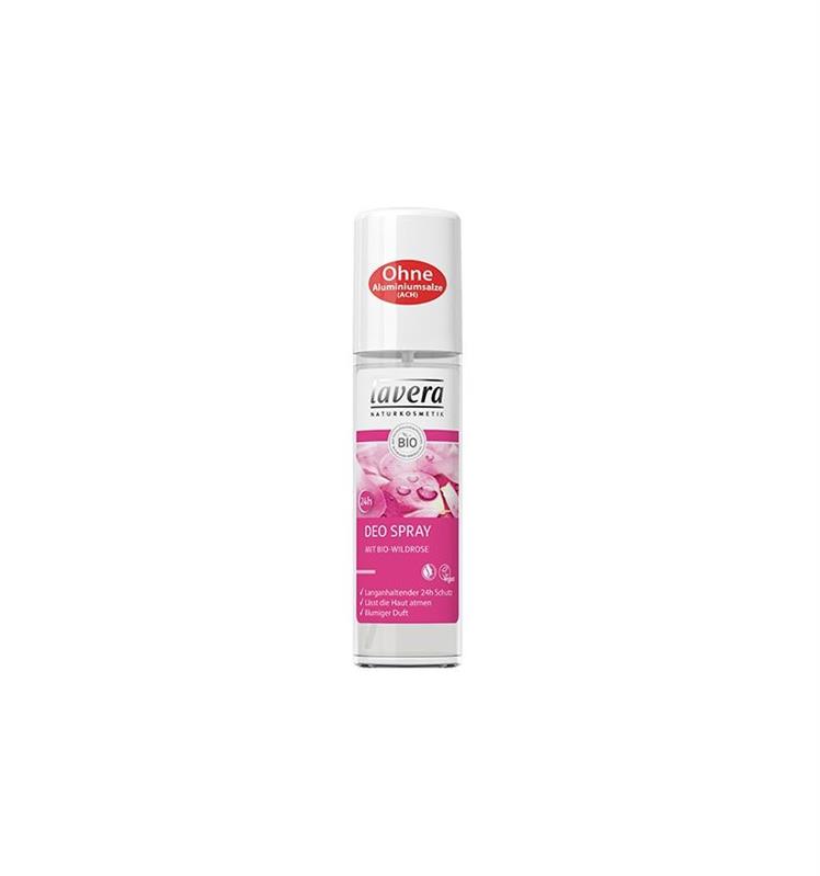 Deodorant Bio cu Trandafir Salbatic Lavera 75ml
