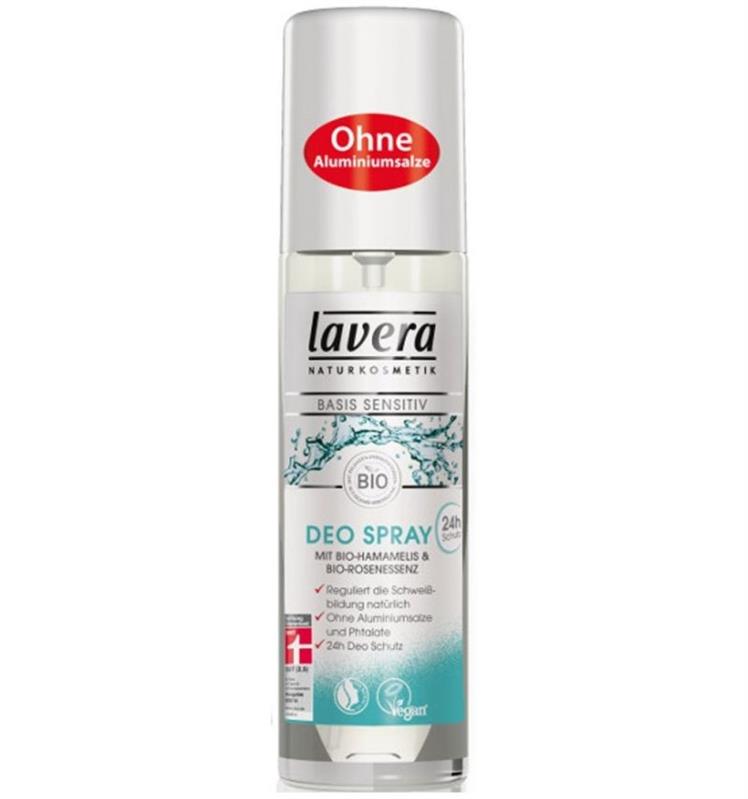 Deodorant Bio Spray cu Hamamelis si Trandafiri Lavera 75ml