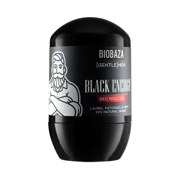 Deodorant Natural pe Baza de Piatra de Alaun pentru Barbati Black Energy (Dafin si Patchouli) 50 mililitri Biobaza
