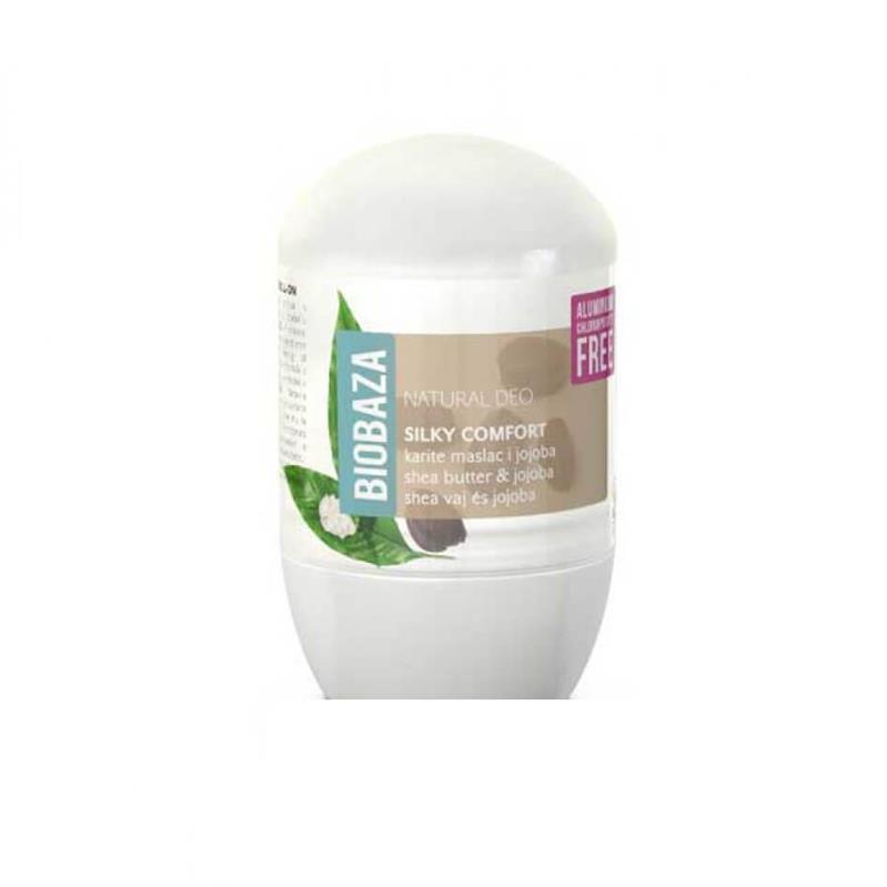 Deodorant Natural pe Baza de Piatra de Alaun pentru Femei Silky Comfort (Shea si Jojoba) 50 mililitri Biobaza