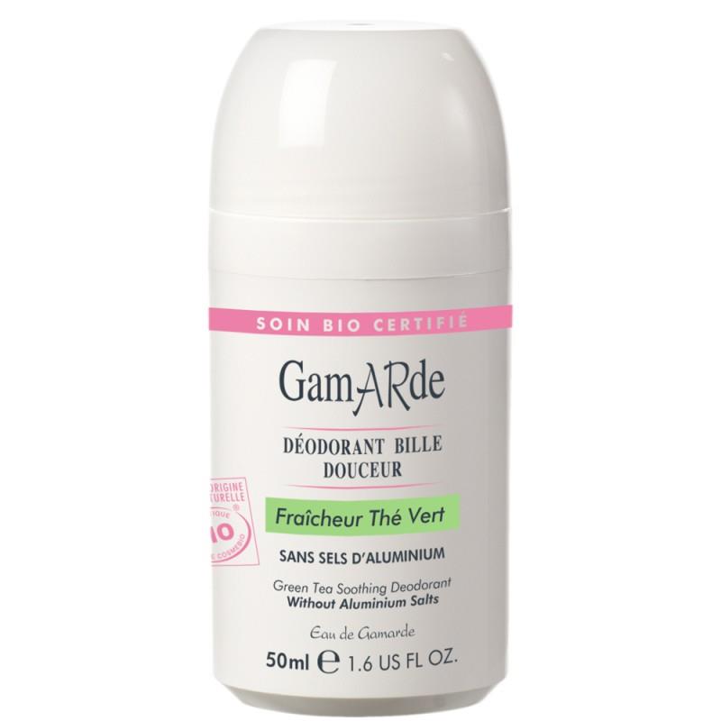 Deodorant Natural Roll-On cu Ceai Verde Bio Gamarde 50ml