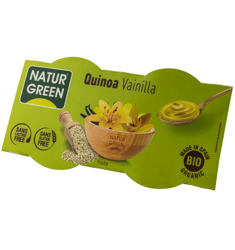 Desert cu Quinoa si Vanilie Bio Natur Green 2x125gr