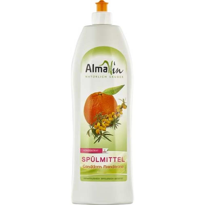 Detergent de Vase Concentrat cu Catina si Mandarine Bio 1000ml AlmaWin