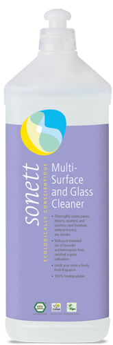 Detergent Ecologic pentru Sticla si Alte Suprafete Sonett 1L
