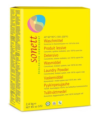Detergent Ecologic Praf pentru Rufe Sonett 2.4kg