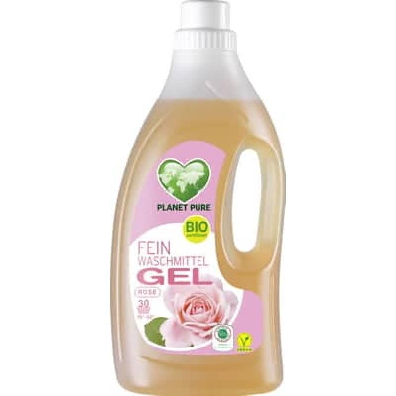 Detergent Gel pentru Lana si Matase Trandafir Salbatic Bio 1.5 litri Planet Pure