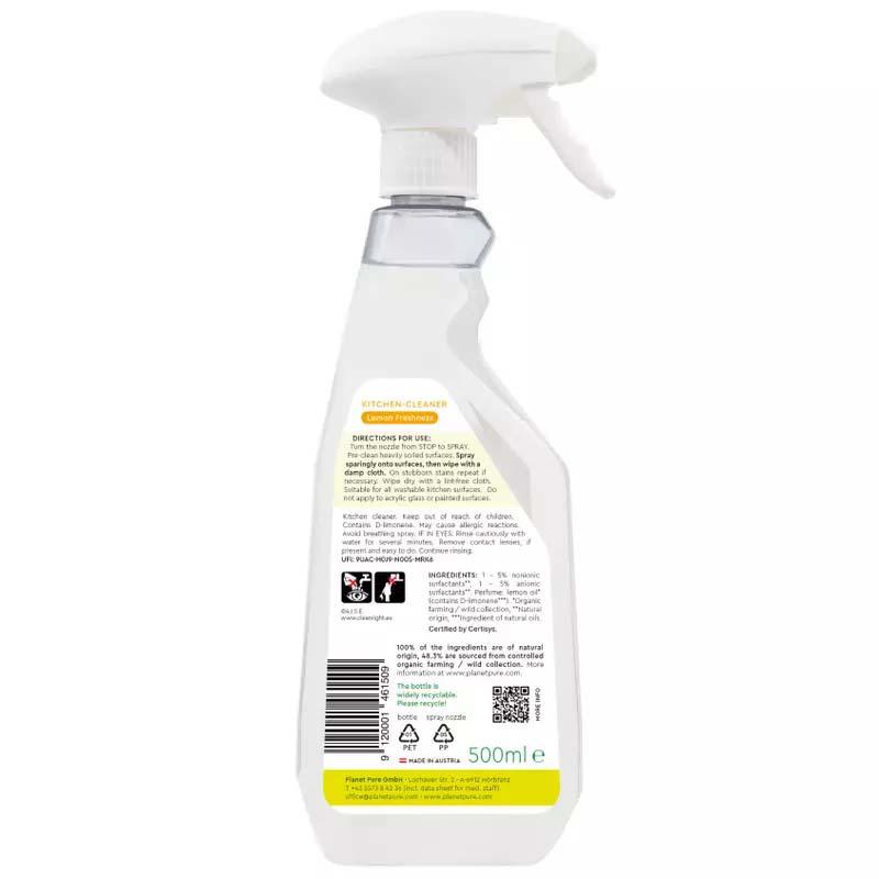 Detergent pentru Bucatarie cu Lamaie Eco 500 mililitri Planet Pure