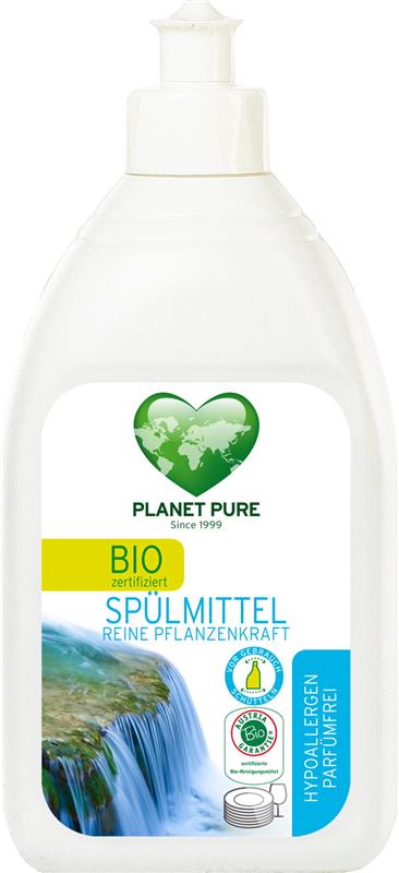Detergent pentru Vase Hipoalergen Fara Miros Bio 510ml Planet Pure