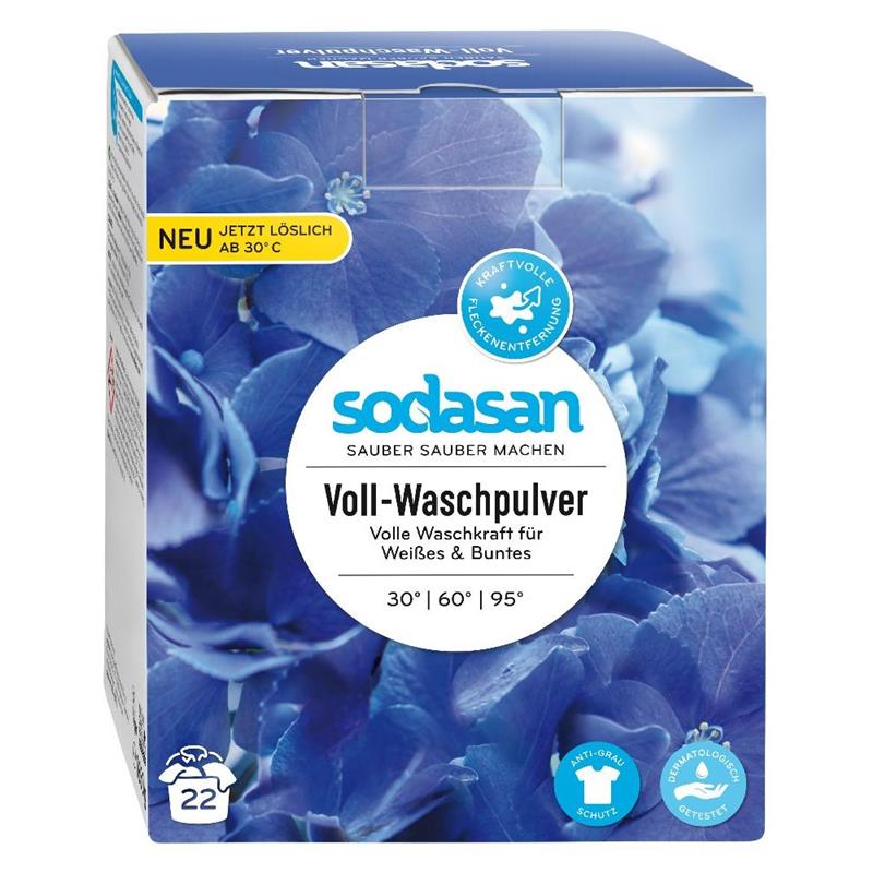 Detergent Praf pentru Spalari Grele Bio 1010 grame Sodasan