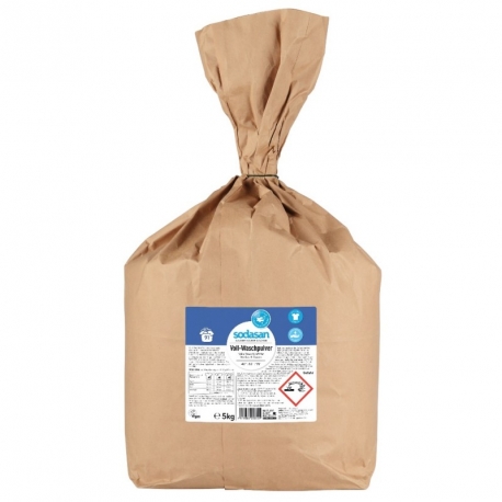 Detergent Praf  pentru Rufe Spalari Grele Bio 5Kg Sodasan