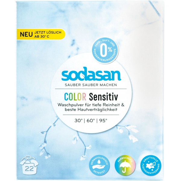 Detergent Pudra Color Sensitiv Bio 1.010Kg Sodasan