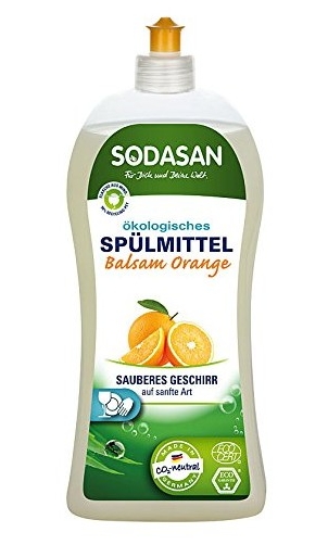 Detergent Vase Lichid Bio Portocala Sodasan 1L