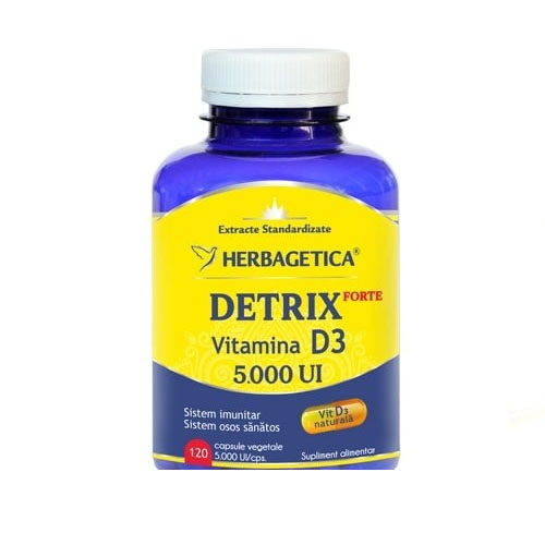 Vitamina D3 5000UI 120 capsule Herbagetica