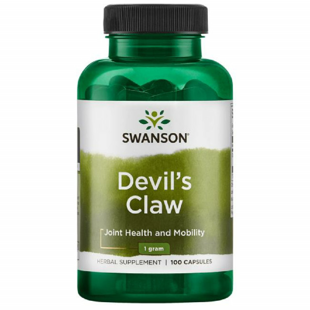 Devil's Claw - Gheara Diavolului 1 gram 100 capsule Swanson