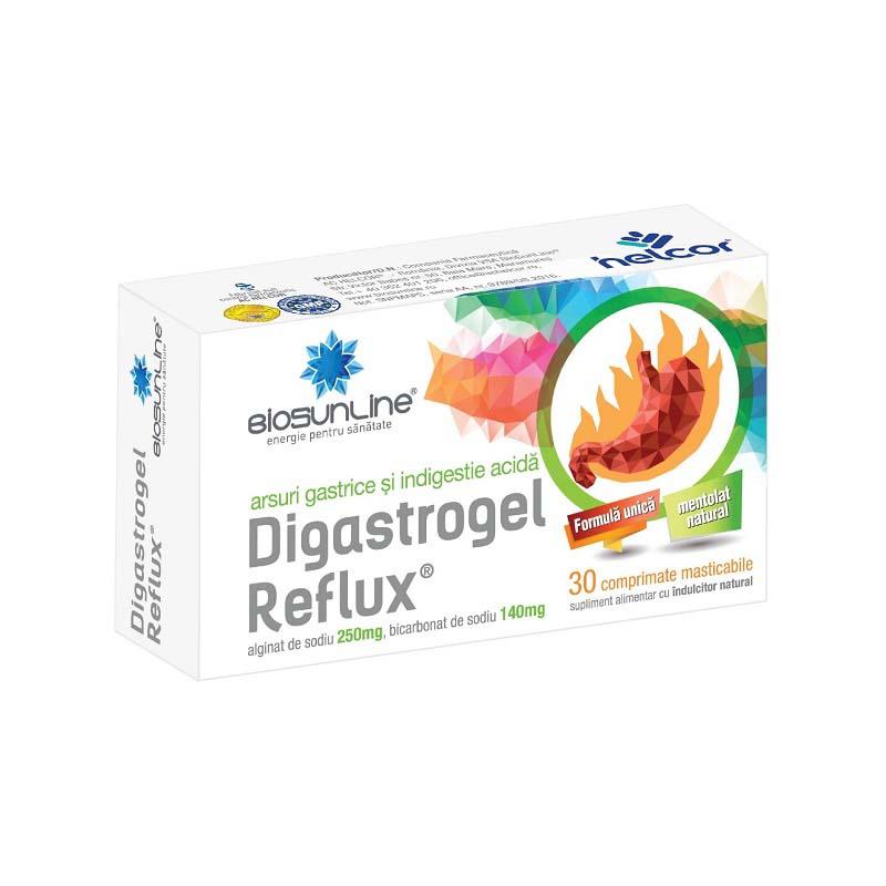 Digastrogel Reflux BioSunLine 30 comprimate Helcor