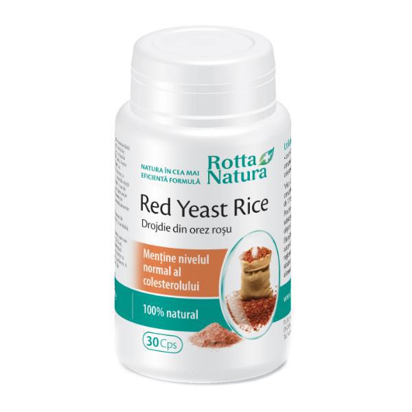 Drojdie din Orez Rosu ( Red Yeast Rice ) Rotta Natura 30cps