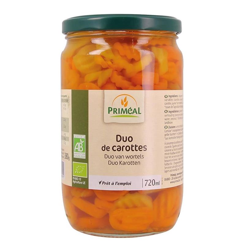 Duo de Morcovi Bio 720gr Primeal