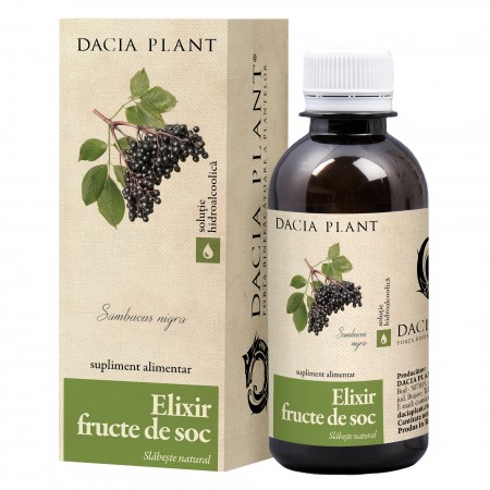 Elixir Fructe Soc Slabit Dacia Plant 200ml