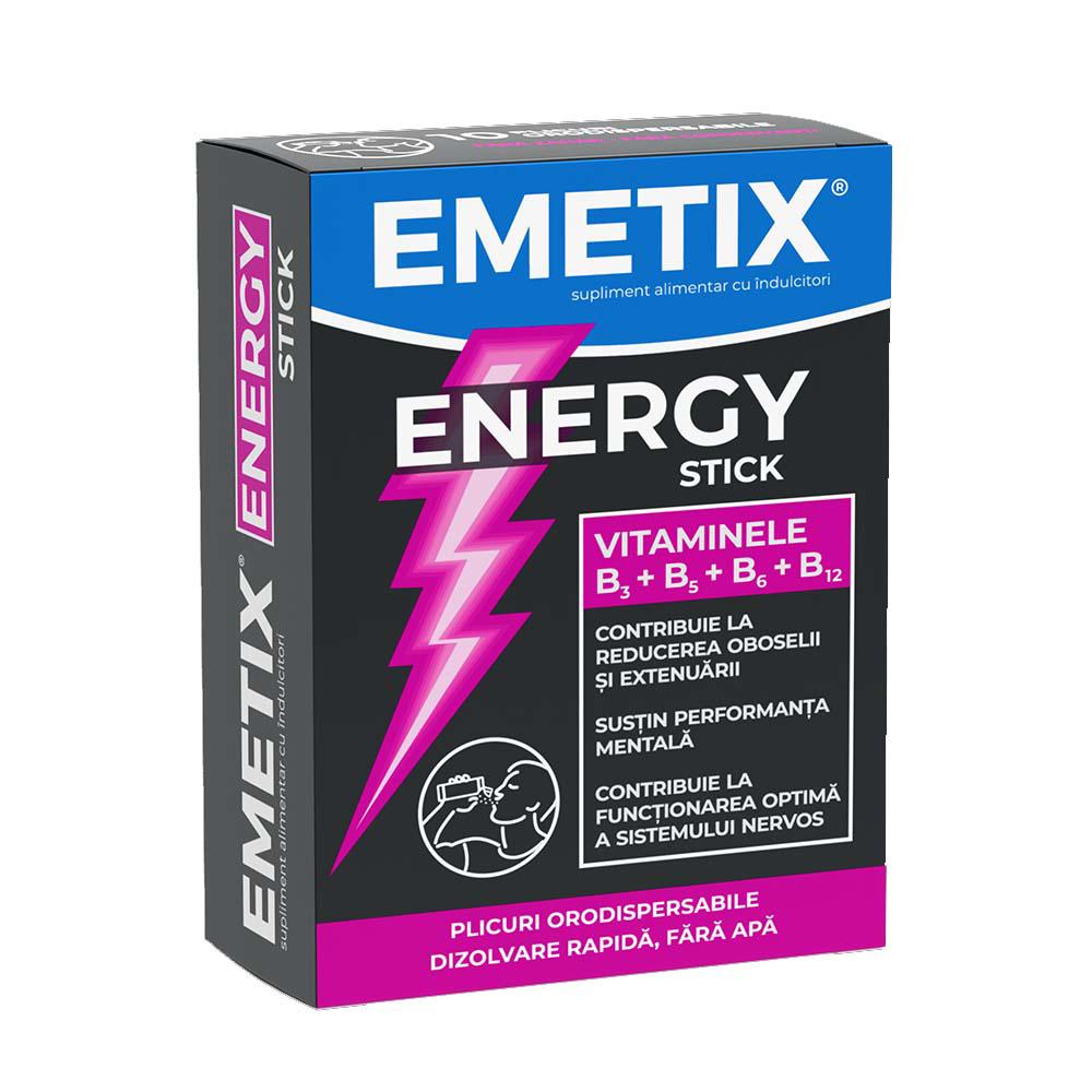 Emetix Energy Stick 10 plicuri Fiterman