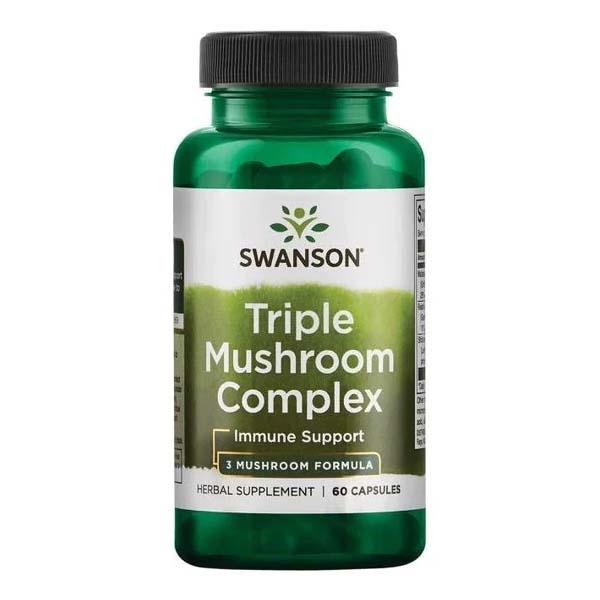 Extract Complex Standardizat Triple Mushroom Standardized 60 capsule Swanson