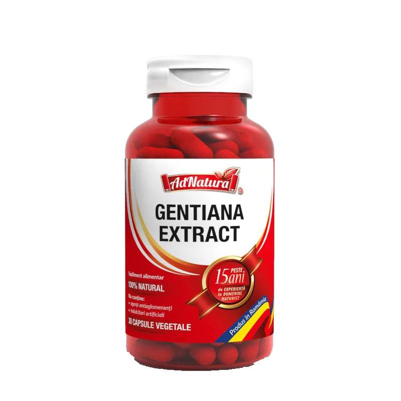 Extract de Gentiana 30 capsule Adserv