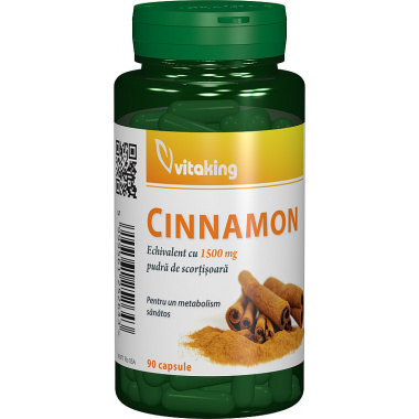 Extract de Scortisoara (Cinnamon) 375mg Vitaking 90cps