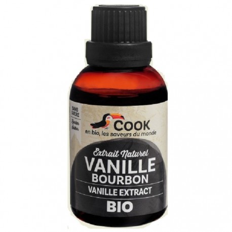 Extract de vanilie de Bourbon Bio 40ml Cook