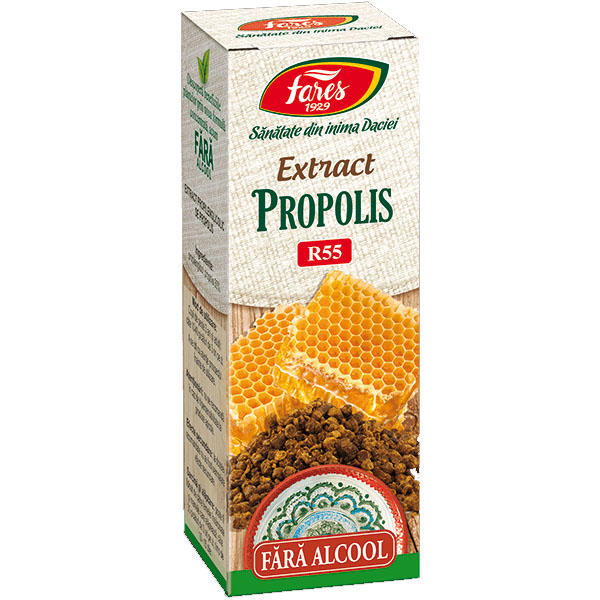 Extract Propilenglicolic de Propolis 20 mililitri Fares