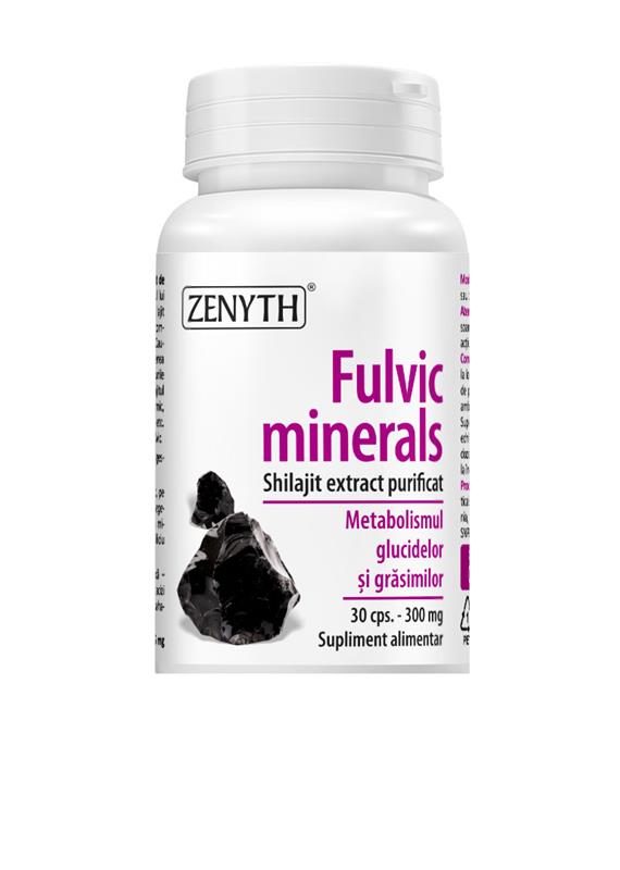 Extract Purificat de Shilajit Fulvic Minerals 30 capsule Zenyth