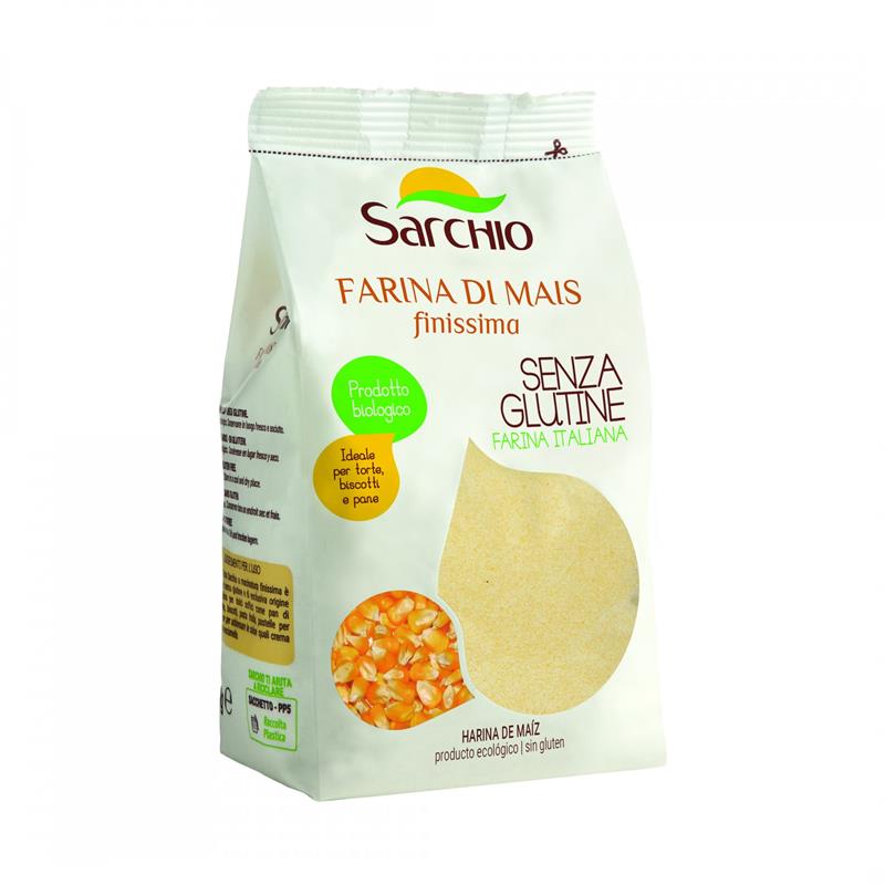 Faina de Porumb Fina Fara Gluten Bio 500 grame Sarchio