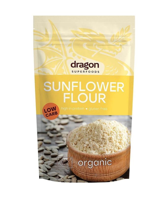 Faina de Seminte de Floarea Soarelui Fara Gluten Bio 200 grame Dragon Superfoods