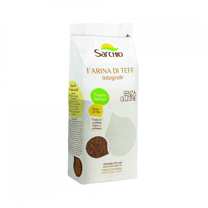 Faina de Teff Integrala Fara Gluten Bio 350 grame Sarchio