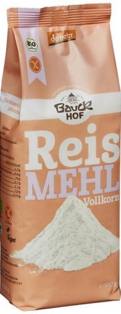 Faina Integrala de Orez Bio Fara Gluten Bauck Hof 500gr