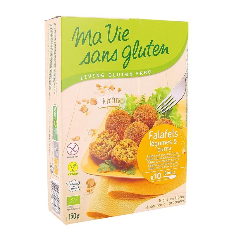 Falafel Bio cu Legume si Curry Fara Gluten Ma Vie Sans Gluten 150gr