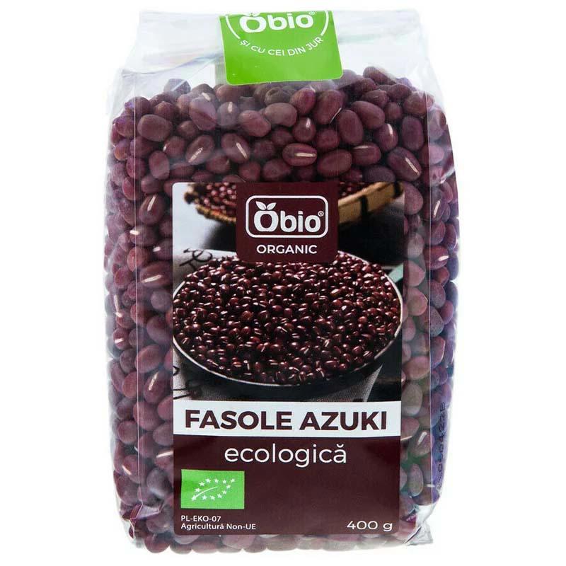 Fasole Azuki Bio 400 grame Obio