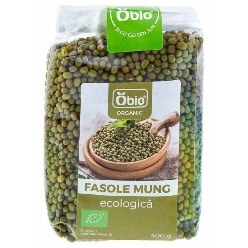 Fasole Mung Bio 400 grame Obio